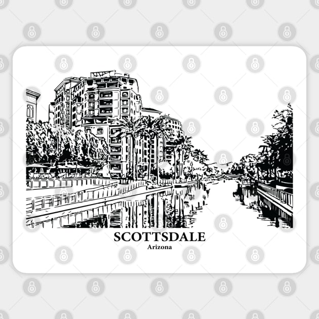 Scottsdale - Arizona Sticker by Lakeric